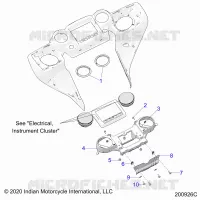 FAIRING ASM, INSTRUMENT PANEL MNTG.