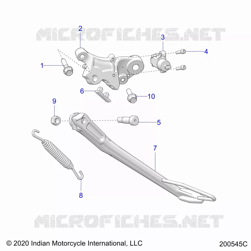 CHASSIS, SIDE STAND