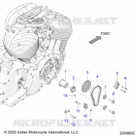 CAM CHAIN AND SPROCKETS