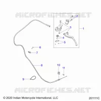 CONTROLS, CLUTCH LEVER AND CABLE