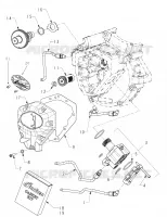 ENGINE, CAM BOX AND OIL PUMP