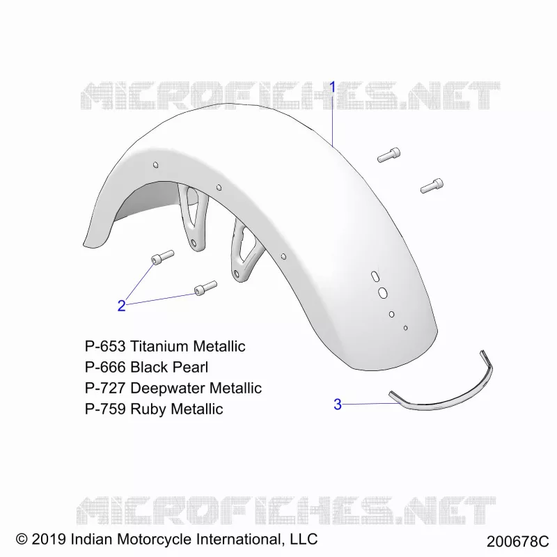 BODYWORK - FRONT FENDER