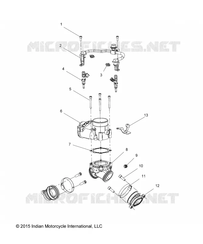 ENGINE, THROTTLE BODY/FUEL RAIL