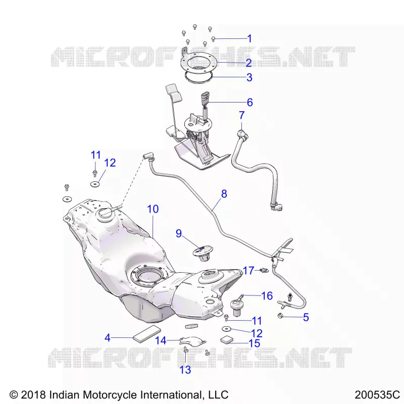 FUEL SYSTEM, FUEL TANK ASM.