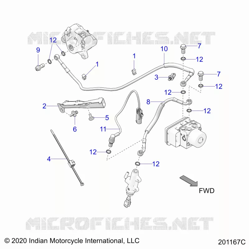 BRAKES, BRAKE LINE, REAR