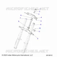UPPER AND LOWER STEERING CLAMPS