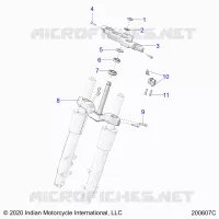 UPPER AND LOWER STEERING CLAMPS