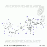 REAR BRAKE ASM., W/ABS