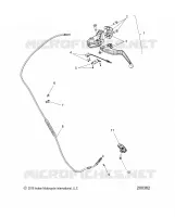 CONTROLS, CLUTCH LEVER AND CABLE