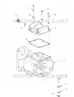 DRIVE TRAIN, TRANSMISSION HOUSING, TOP COVER