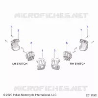 ELECTRICAL, SWITCH CONTROLS, LH/RH