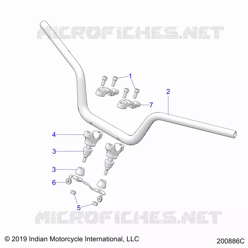 STEERING, HANDLEBAR MNTG