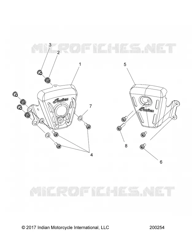 SIDE COVERS, IGN./THERMOSTAT (SOME MODELS)