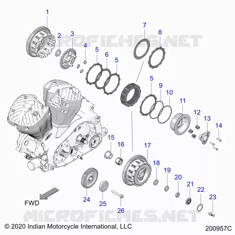 DRIVE TRAIN, CLUTCH AND PRIMARY DRIVE