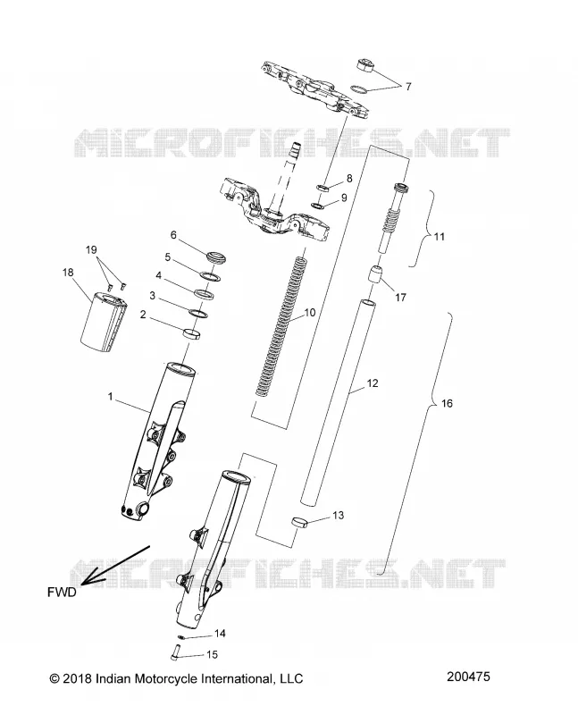 FRONT SUSPENSION FORKS