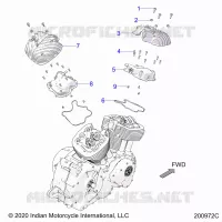 ENGINE, ROCKER COVERS
