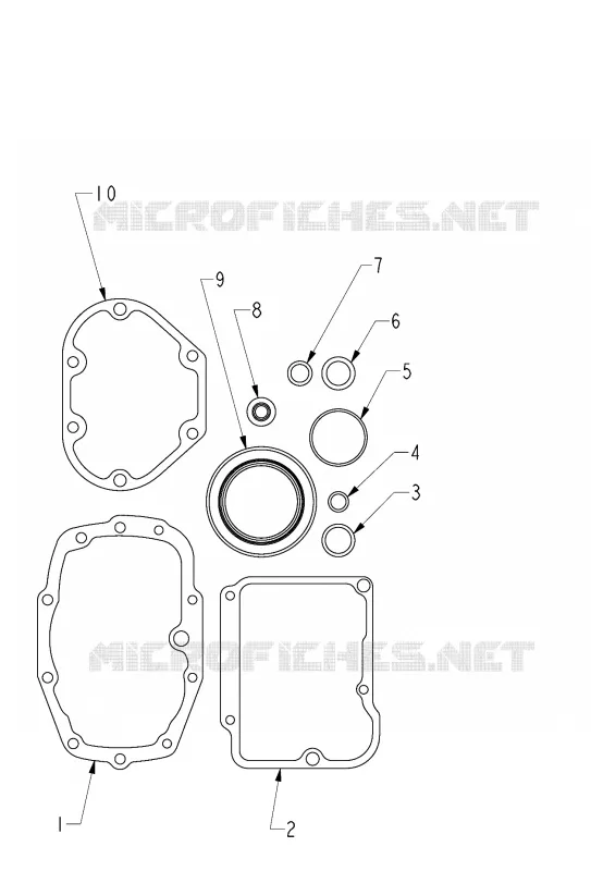 DRIVE TRAIN, TRANSMISSION GASKET AND SEAL KIT