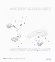 ELECTRICAL, REAR TURN SIGNALS AND REFLECTOR