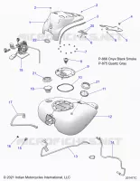 FUEL SYSTEM, FUEL TANK ASM.