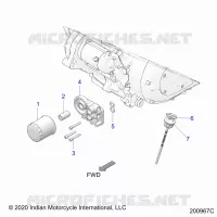 OIL FILTER/ADAPTOR, AND DIPSTICK