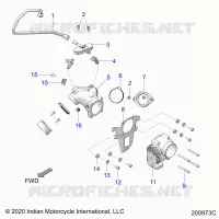 FUEL SYSTEM, FUEL CLAM SHELL/THROTTLE BODY