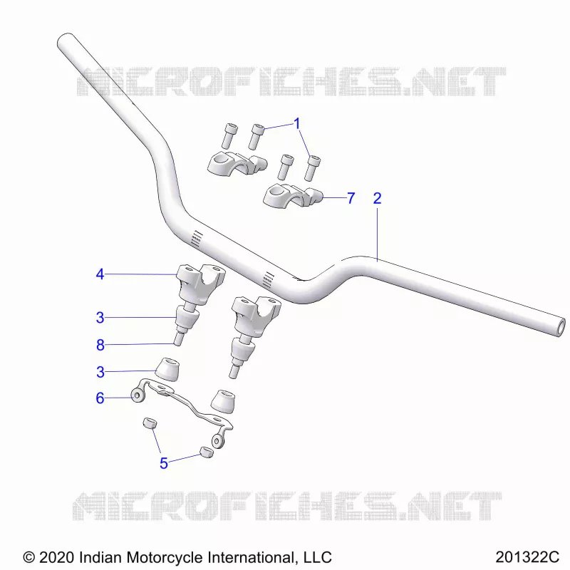 STEERING, HANDLEBAR MNTG