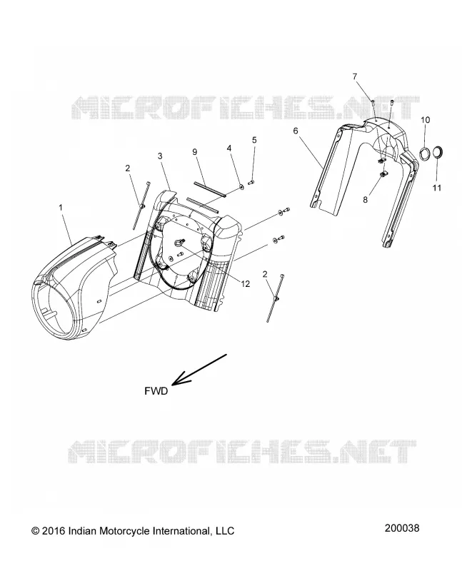 HEADLIGHT HOUSING