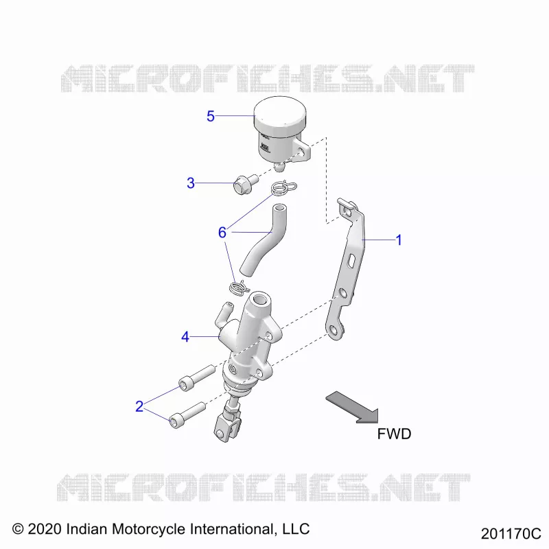 BRAKES, MASTER CYLINDER, REAR