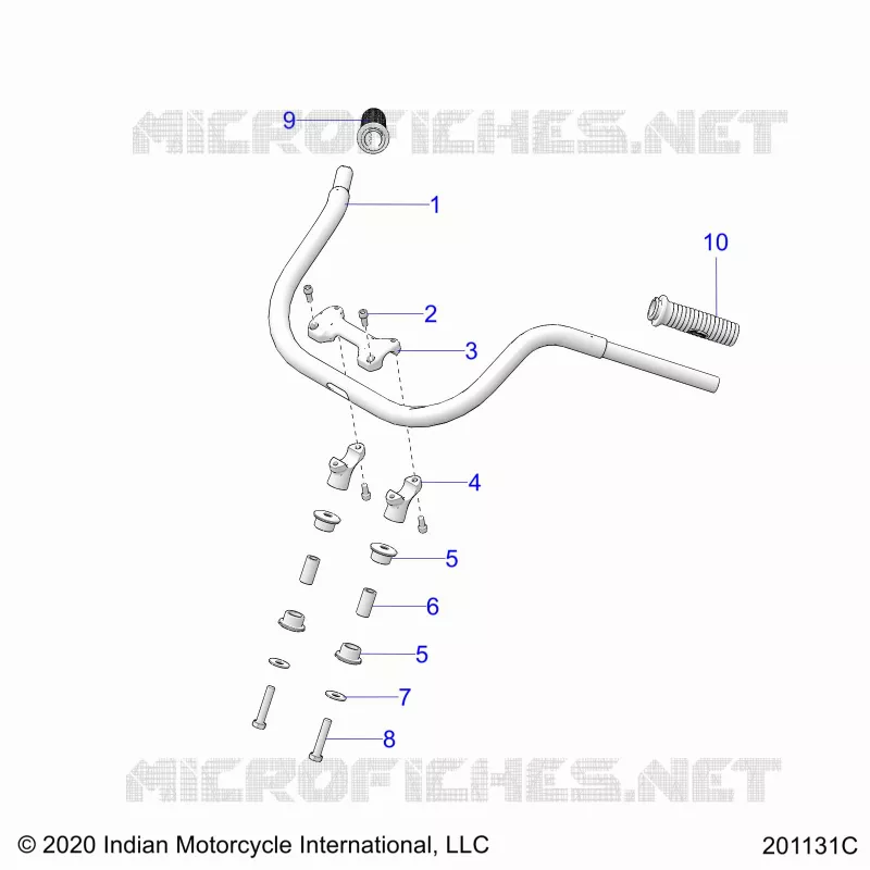 STEERING, HANDLEBAR MOUNTING AND GRIPS