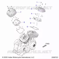 ENGINE, ROCKER COVERS