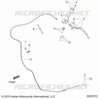CONTROLS, CLUTCH LEVER AND CABLE