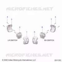 ELECTRICAL, SWITCH CONTROLS, LH/RH