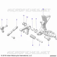 DRIVE TRAIN, SHIFT PEDAL AND LINKAGE