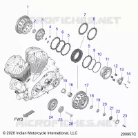 DRIVE TRAIN, CLUTCH AND PRIMARY DRIVE
