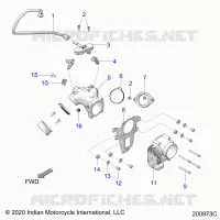 FUEL SYSTEM, FUEL CLAM SHELL/THROTTLE BODY