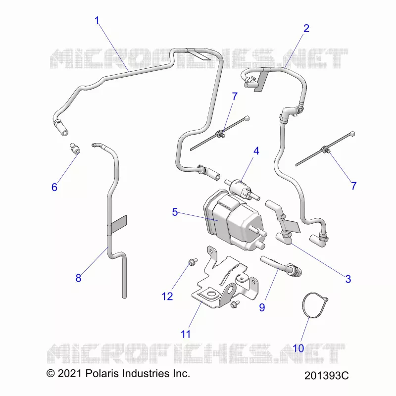 FUEL SYSTEM, EVAP SYSTEM, CALI.