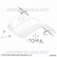 FUEL SYSTEM, FUEL TANK MOUNTING