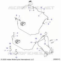 BRAKES, BRAKE LINE, FRONT, ABS