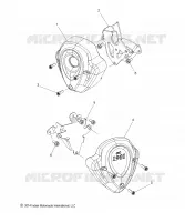 SIDE COVERS, IGN./THERMOSTAT