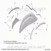 BODYWORK - REAR FENDER