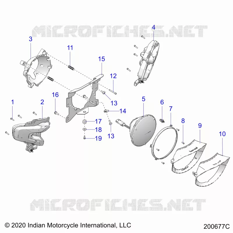 ELECTRICAL, HEADLIGHT, FRONT TURN SIGNALS