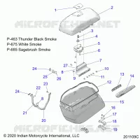 SADDLEBAG ASM.