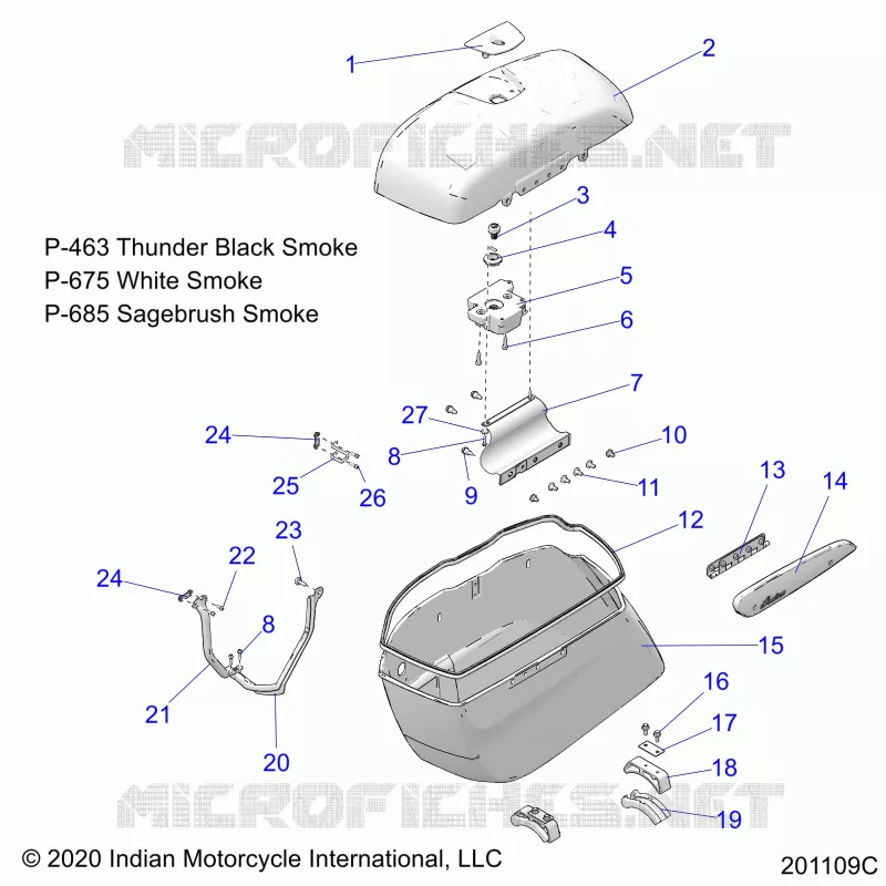 SADDLEBAG ASM.