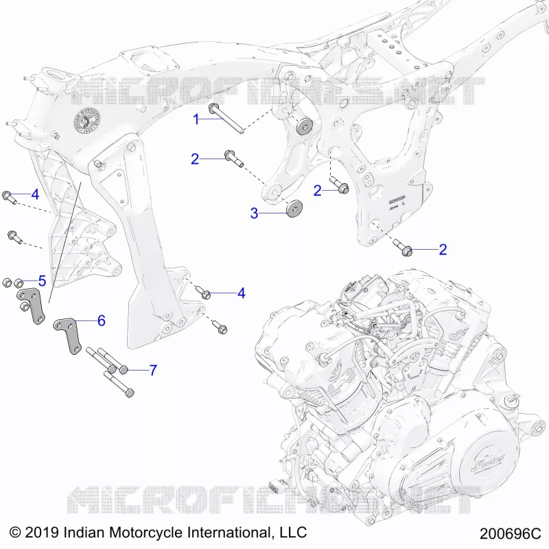 ENGINE, ENGINE MOUNTING