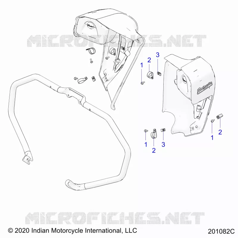 FAIRING, LOWER, MOUNTING