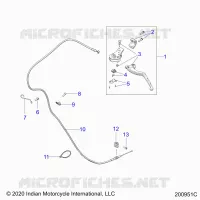 CONTROLS, CLUTCH LEVER AND CABLE
