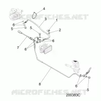 BRAKES, BRAKE LINE, REAR, ABS