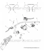 STEERING, HANDLEBAR ASSEMBLY