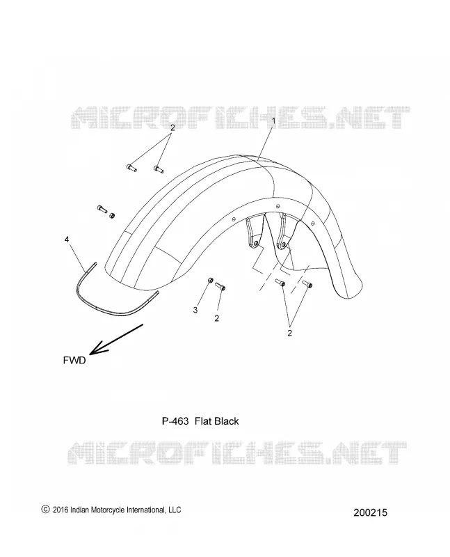 BODYWORK - FRONT FENDER