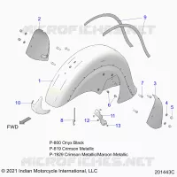 BODYWORK - FRONT FENDER